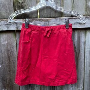 Red skort sz. 6X